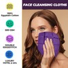 Towelogy® Premium Flannel Face Cloth 3-Pack 100% Egyptian Cotton Ring