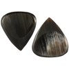 Jazz Tones Fat - Black Horn - Individual Plectrum, JAZF-BLKH-1