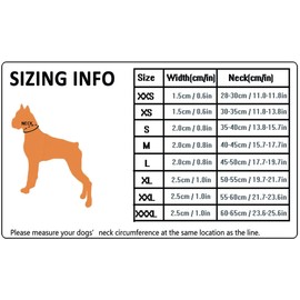 Truelove Dog Training Collar TLC5011 Reflective Premium Buckle Nylon Webbing Pet Dog Collars,High Grade Nylon Webbing No Choke Basic Collars Now Available (XS, Orange)