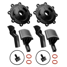 2 and 3 Port Pool Valve Rebuild Kit Fits for Jandy 2 and 3 way 4715 4716 4717 4724 Valves, Fits for Gray Series Valves, Include Diverter Valve 4720 Cover 4606 Handle 7433, 2 PCS