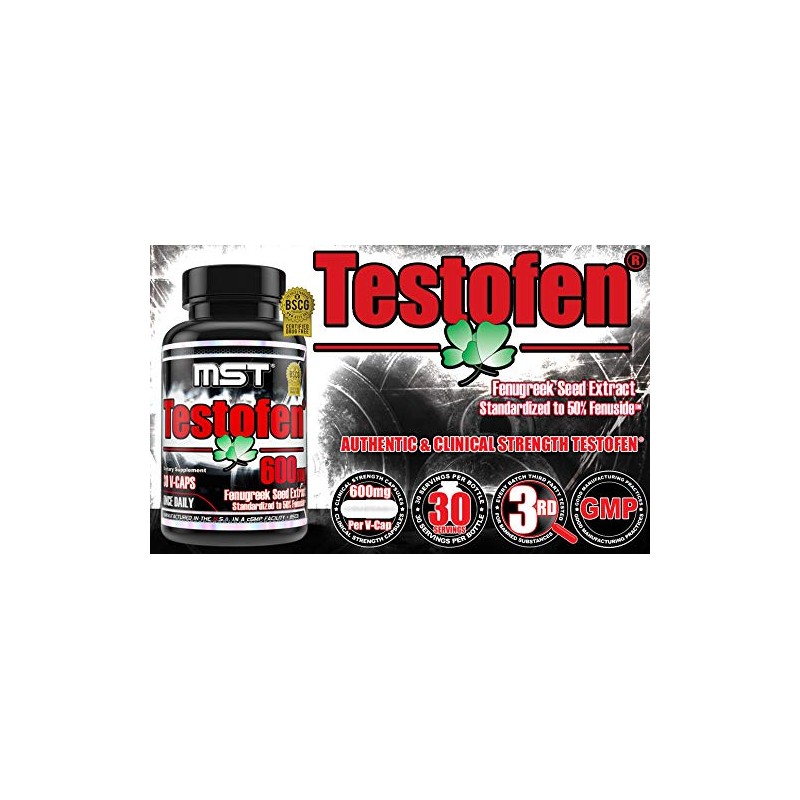 Testofen Extracto Semillas Fenogreco Estandarizado Fenusida 600mg Unidades Certificado Bscg