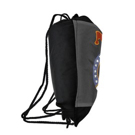 LOGOVISION NASA Retro Space Shuttle Drawstring Backpack Sports Bag Sackpack 17" x 13", Perfect for Gym, Yoga or Practice