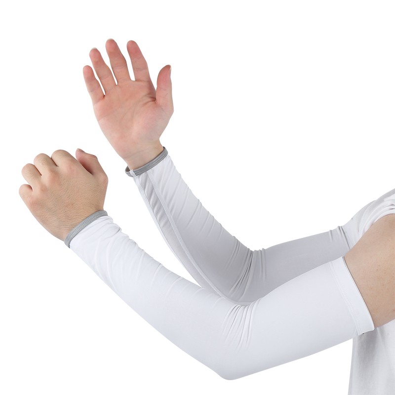 1 Pair Breathable Mesh Arm Warmer Sunscreen Arm Covers with