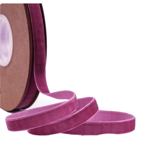 Velvet Ribbon for Crafts, 20 Yard, 3/8, 5/8, 1 Inch