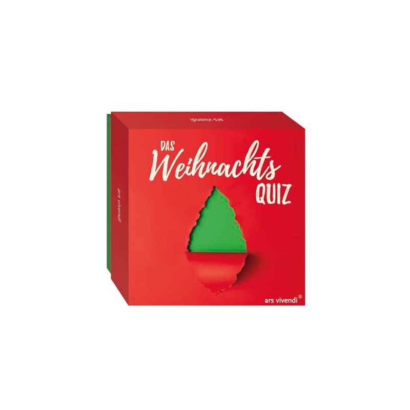 The Christmas Quiz Box with 66 Playing Cards and Instructions