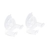 iplusmile 2pcs Transparent Razor Holder for Men Strong Suction Cup