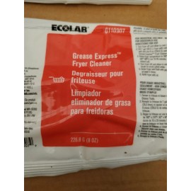 Ecolab 4 PACK Ecolab 6110307 Grease Express Fryer Cleaner 8 Oz