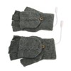 USB Warmer Heated Gloves Flip Half Fingerless Electronic Knitted Hand