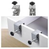 4Pcs Adjustable Fixing Clips Furniture Woodworking Jig Front Panel Installation