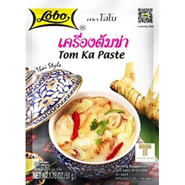 Lobo Envelope Packet Thai Paste, Tom Ka, 1.76 Ounce (Pack of 3)
