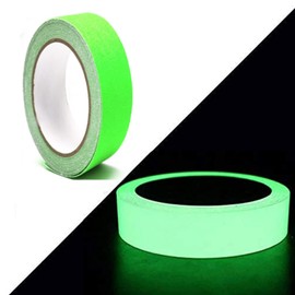LATRAT Glow in the Dark Tape Green Light Tape Waterproof and Removable for Steps Window Decoration for Home Safety Signs (10m x 1cm)