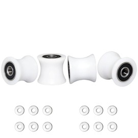 FRECCU Total Trainer Rollers/Wheels of 4 for Models DLX, DLX II, DLX III, Adv DLX, Pilates, Pilates Pro 2500, 3000, 4000，570, 2000 （White）
