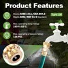 Litorange 1 Pack Brass 3/4 Inch GHT Backflow Preventer, Vacuum