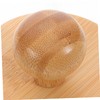 Ipetboom Mushroom Shape Massager Wooden Comb Wide Tooth Manual Scalp