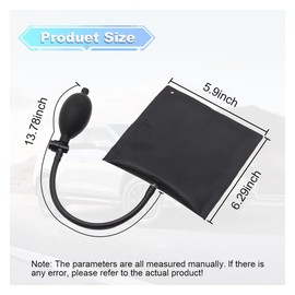 ZIMISI Air Wedge Pump, Professional Leveling & Alignment Tool, Adjustable Inflatable Air Wedge Bag Pump, Max Load 300LB Air Shim Bag for Car, Door, Window, Home Use