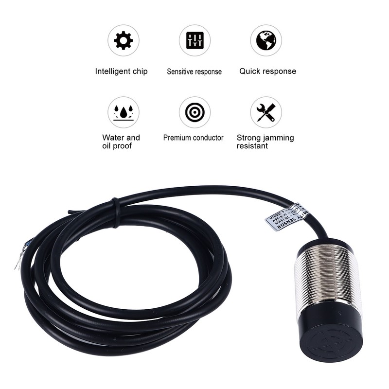 Inductive Proximity Sensor NPN NC 3 Wire Accurate Metal Cylinder
