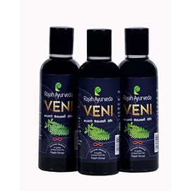 Rajah Ayurveda Veni Hair Oil, Promotes Hair Growth, Protection Against Hair Loss, Dandruff -100ml (Pack Of 3)