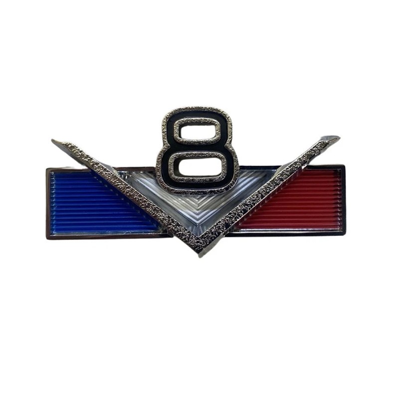JeepsterMan "V8" Emblem for the 304, 1972-1973, Jeep Commando C104