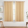 TOPICK Curtains in Yellow for Living Room Bedroom Kitchen Linen