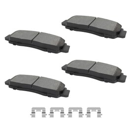 YxpBrake Ceramic Front Brake Pads with Hardware Fit for Honda Accord 2003 2004 2005 2006 2007 2008 2009 2010 2011, Acura TL 1999-2008, TSX 2004-2010, RL 1999-2004, CSX 2006-2011, CL 2001-2003