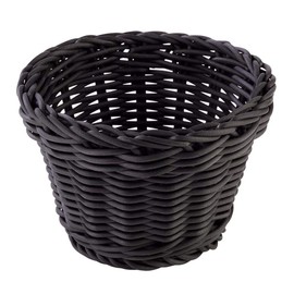 APS Profi Line Round Wicker Basket Made of Polypropylene, Wickerwork Container, Bread Basket, Food Basket