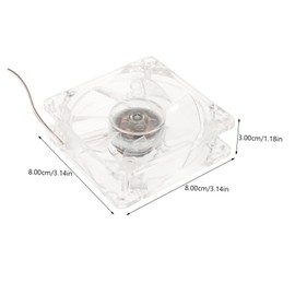 BESPORTBLE Mini Cooling Fan for Pet Cage Acrylic Fan Lightweight Portable Fan for Hamster