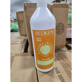 Redken 2 BOTTLES OF REDKEN NATURE + SCIENCE VEGAN ALL SOFT SOFTENING CONDITIONER 33.8oz
