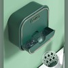Mumusuki Soap Holder, Self-Draining Soap Dish with Lid, Not Perforated,