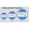 Ring Doorbell Decal Sticker Security Camera Door Window Decal -