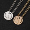 Necklace Gifts for Daughter Mom Yin Yang Pendant Necklaces for