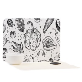 Stone Dish Drying Mat for Kitchen Counter, Water Absorbent, Non-Slip, Fast-Dry, for Bottles, Cups, Glassware (23.6 * 15.4 inch)