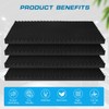 2 Pack Acoustic Panels, 48x24x2” Egg Crate Soundproof Foam Wall