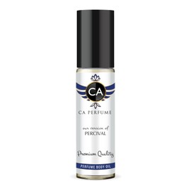 CA Perfume Impression of Percival For Women & Men Replica Fragrance Body Oil Dupes Alcohol-Free Essential Aromatherapy Sample Travel Size Concentrated Long Lasting Attar Roll-On 0.3 Fl Oz/10ml