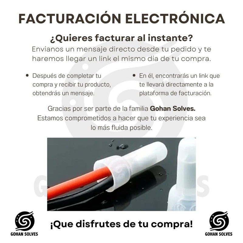 Capuchón para Conexión Eléctrica Tipo A, 60 Piezas, Sella Cables,