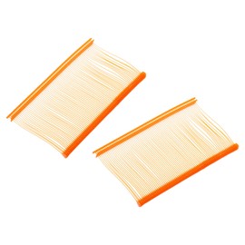 MECCANIXITY 2000 Pcs Standard Tagging Barb Fasteners, 2 Inch Orange Tagging Gun Fasteners Tagging Gun Refill Plastic Garment for Clothing Fine Stitch Price Refills Tag Label