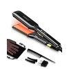 DORISILK 500 Degree Vibrating Ceramic Hair Straightener, 2 in 1