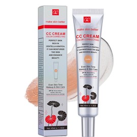 Centella Asiatica CC Cream - Color Correcting CC Cream with SPF 25, Lightweight Tinted Moisturiser and Brightening Face Cream, Invisible Pores Long-Lasting CC Cream for Naturally Glowing Skin