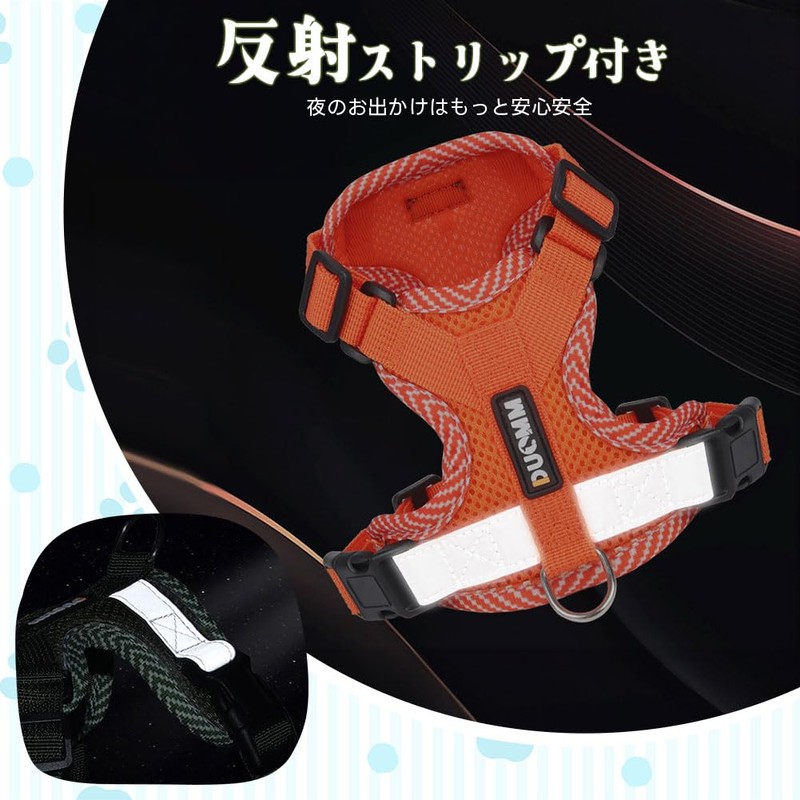 Pet Harness & Leash Set, Dog Harness, Small Dogs, Cats,
