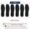 Geyoga 6 Pairs Shoe Insoles Women Thin Breathable Shoe Pads