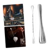 Ipetboom 1 Set Mojito Muddler Set Stainless Steel Ice Grinding