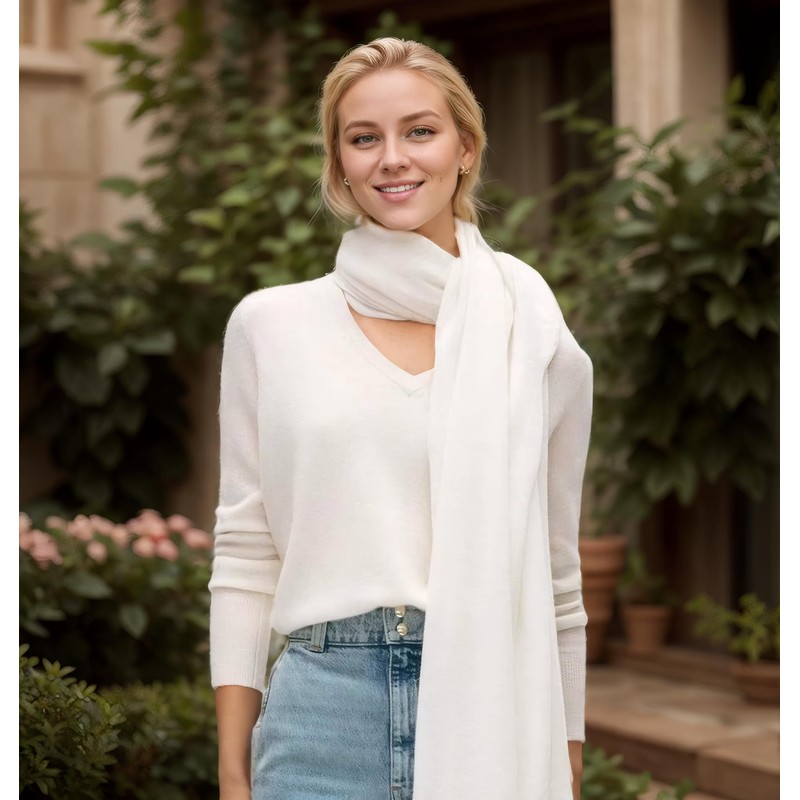 Achillea Soft Silky Pashmina Scarf for Women – Shawl Wrap