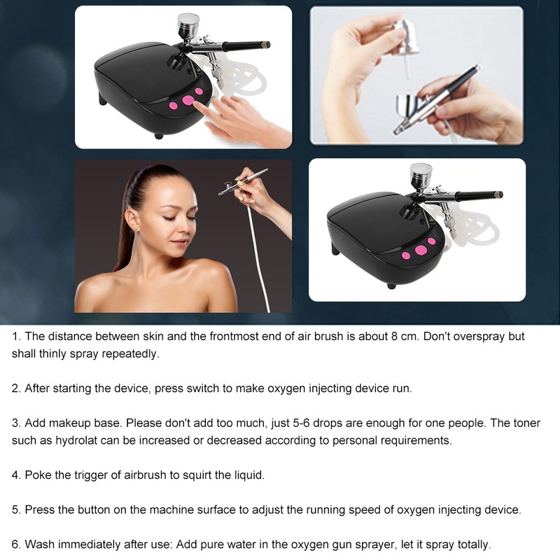 Mini Face Care Micro nano Moisturizing Oxygen Sprayer Tattoo Makeup