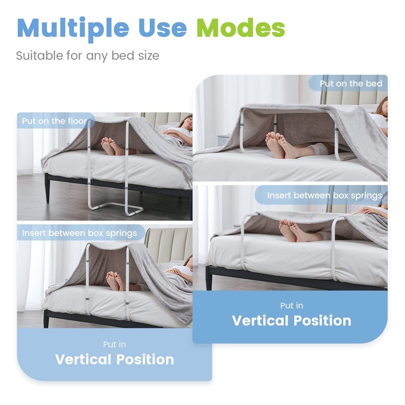 OasisSpace Blanket Lifter for Feet - Bed Cradle for Feet,