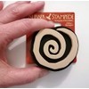 Swirl Decorative Rubber Stamp for Crafts