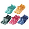 Bienvenu 5 Pack Colorful Pattern Low Cut Casual Liner Socks