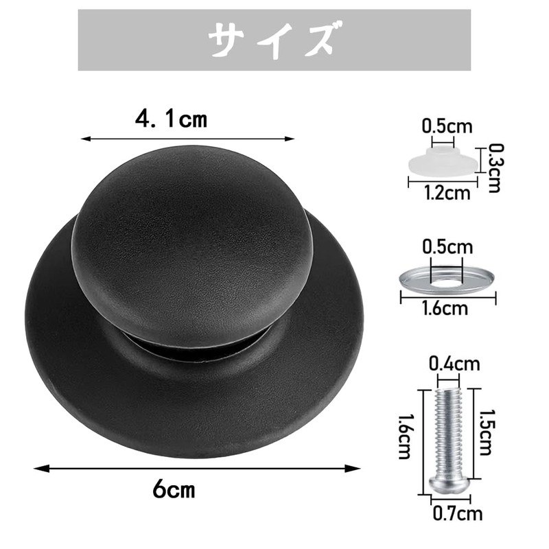 Pot Lid Knobs Kitchen Cookware Lid Replacement Plastic Accessories Knobs