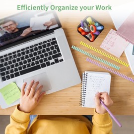 10-Hole Binder Machine Kit, Manual Binding System with 10 Pcs Loose Leaf Binding Spines & 100 Pcs Binder Rings, Binding Machine for Planner, 26 Holes on B5, 30 Holes on A4, 20 Holes on A5