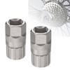 Xiciki 2PCS Cassette Removal Tool for Shimano Sunrace Sram Dnp,