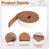 uxcell Felt Strips with Adhesive Backing, 4 Rolls 1" x
