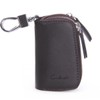 Contacts Leather Car Key Case Key Fob Bag Men's Large